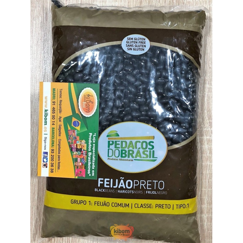 Feijao Preto Pedaços do Brasil 1 kilo