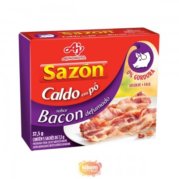 Caldo em Pó Sazon sabor Bacon