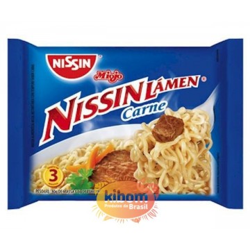 Miojo Nissin sabor Carne...