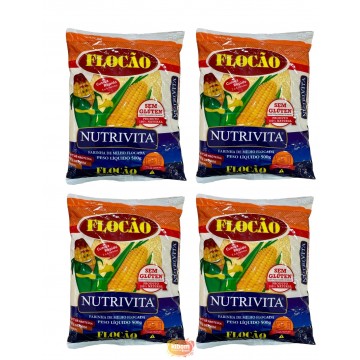 4 UNIDADES Flocao de Milho...