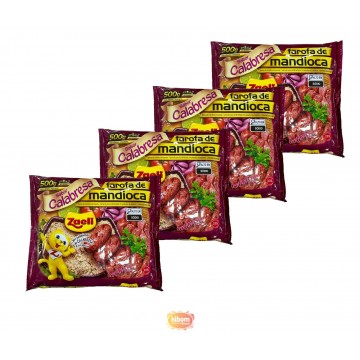 4 UNIDADES Farofa sabor...