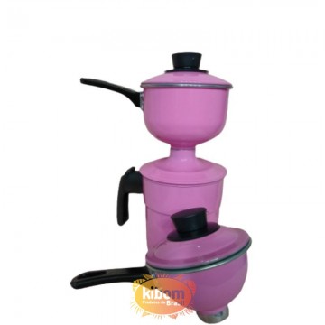 Olla Cuscuzeiro 2 en 1 Rosa