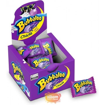Chicle Bubbaloo sabor Uva 300g