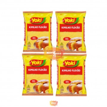 4 UNIDADES Flocao Yoki 500g