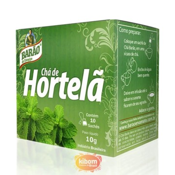 Chá de Hortela Barao 10g