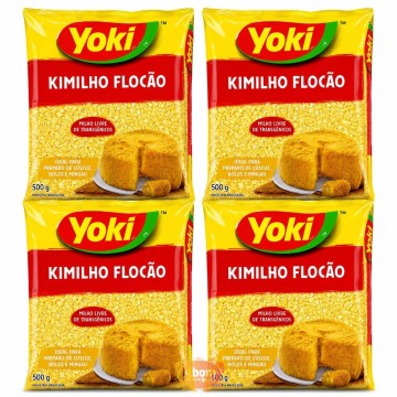 4 UNIDADES Flocao Yoki 500g